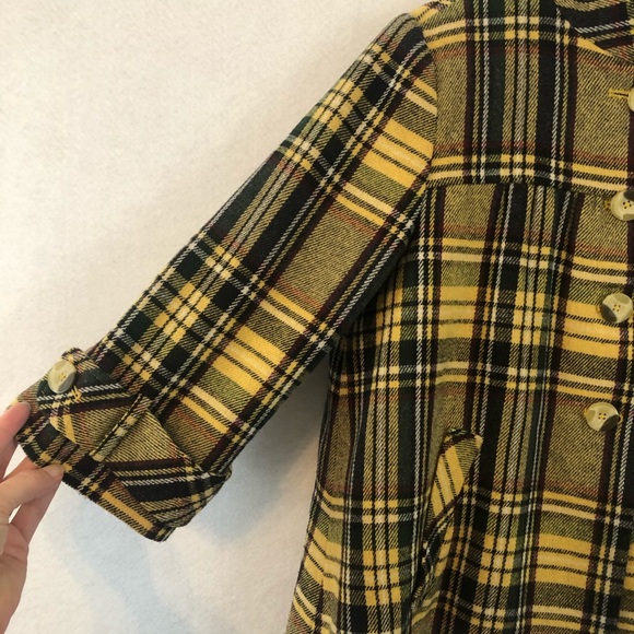 Sundance Yellow Plaid Swing Jacket - Picture 4 of 7